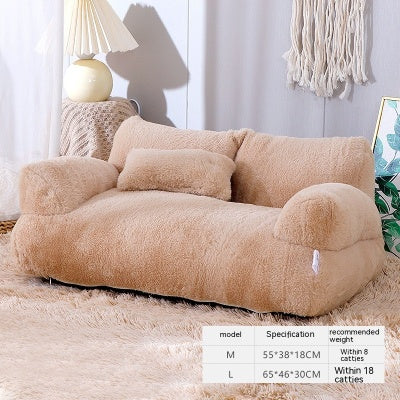 Luxury Cat Bed Sofa Warm Cat Nest Pet Bed For Small Medium Dogs Cats Comfortable Plush Puppy Bed Pet Supplies