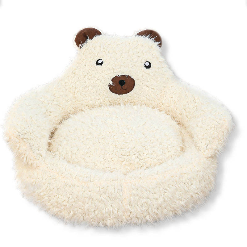 New Cute Alpaca Cat Bed House Nest Warm Comfortable Pet Products Bottom Non-slip Bed For Dog Dog Bed Pet Mats Pads