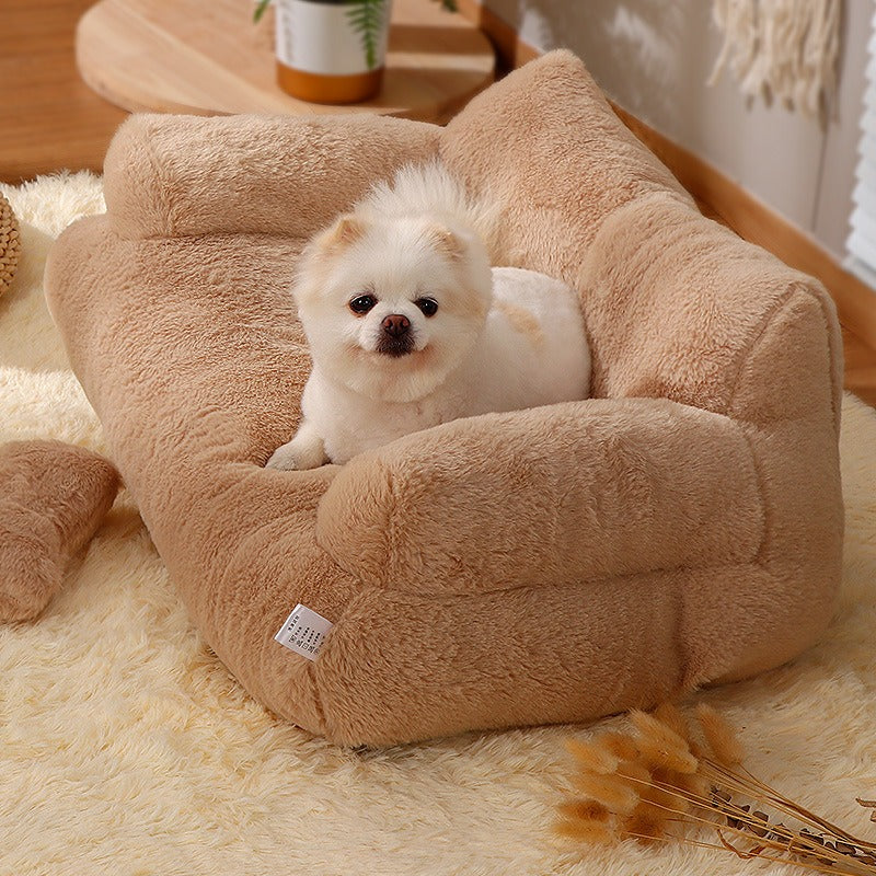 Luxury Cat Bed Sofa Warm Cat Nest Pet Bed For Small Medium Dogs Cats Comfortable Plush Puppy Bed Pet Supplies