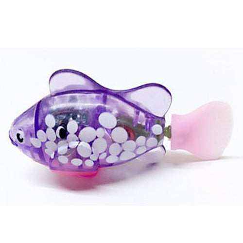 Luminous Electric Swimming Fish Toy Electronic Pet Fish Robot Fish Baby Bath Toy