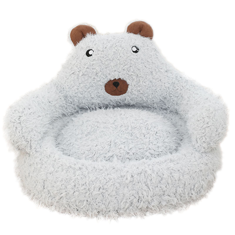 New Cute Alpaca Cat Bed House Nest Warm Comfortable Pet Products Bottom Non-slip Bed For Dog Dog Bed Pet Mats Pads