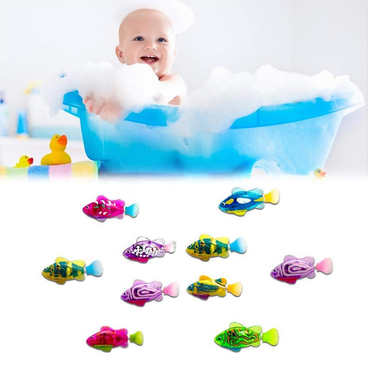 Luminous Electric Swimming Fish Toy Electronic Pet Fish Robot Fish Baby Bath Toy