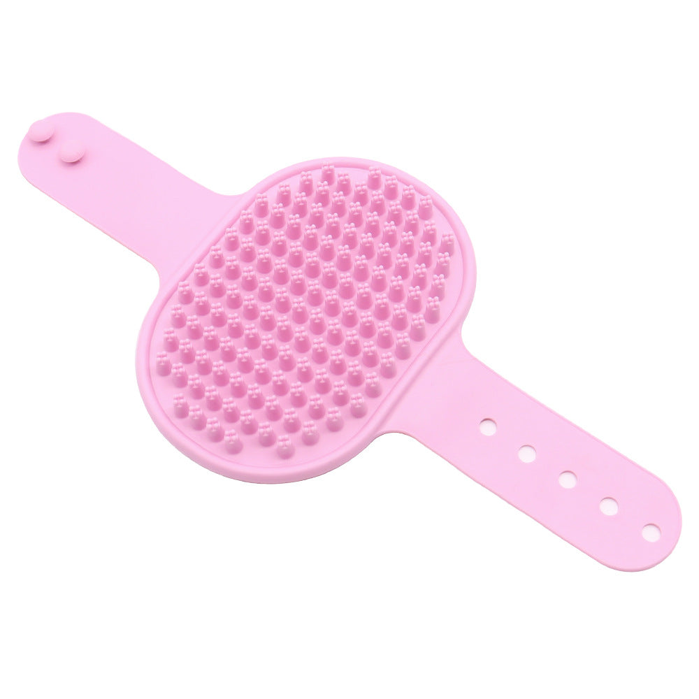 Soft Rubber Dog Cat Brush Pet Bath Silicone Comb Massage Comb Hair Remover Pet Supplies Dog Grooming Wash Cleaning Equipment