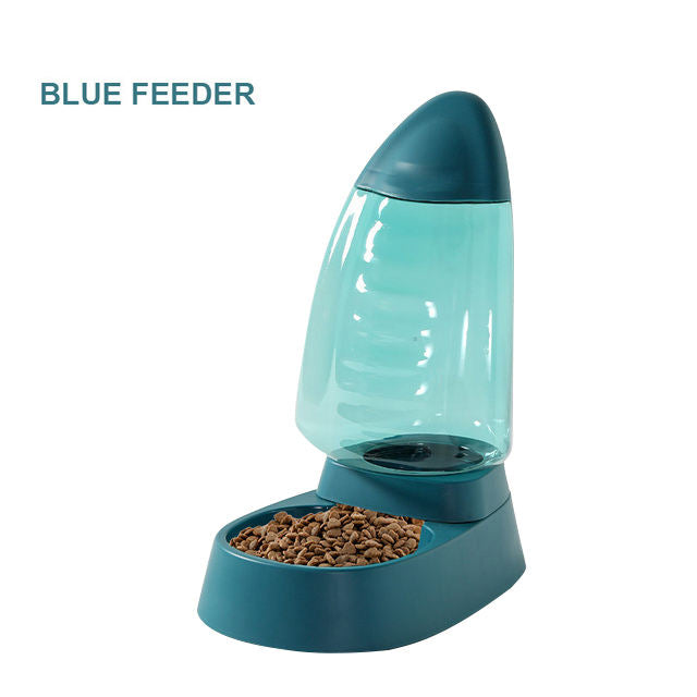 Pet Drinking Water Feeding Bowl Elegant Large Capacity Cat Bowl Dog Food Bowl Can See Through Cat Water Dispenser Dog Bowl