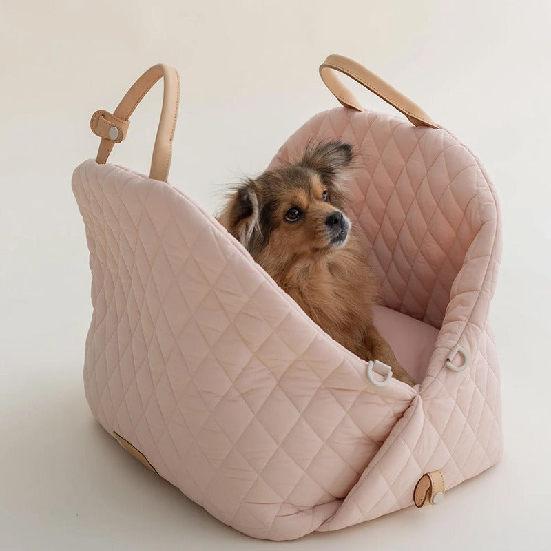 Nylon waterproof pet bag, detachable handbag, car dual-use travel cat bed