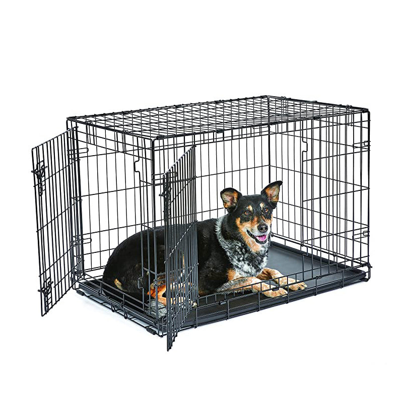 Cage Bottomless Dog Cage Small Dog Cage Teddy Pet Cat Cage Folding Dog Cage