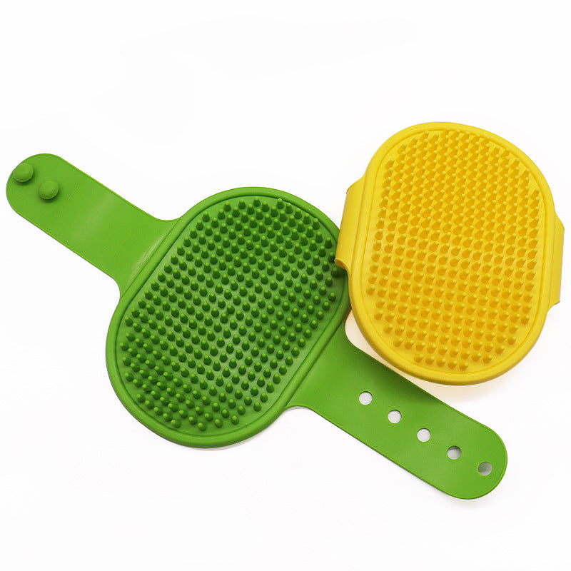 Soft Rubber Dog Cat Brush Pet Bath Silicone Comb Massage Comb Hair Remover Pet Supplies Dog Grooming Wash Cleaning Equipment