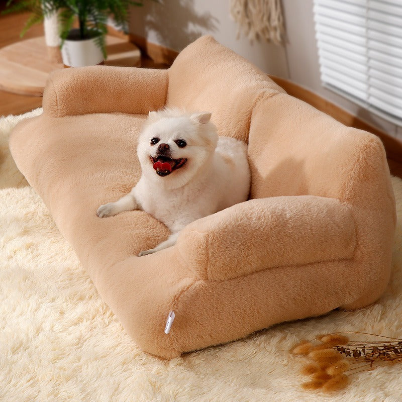 Luxury Cat Bed Sofa Warm Cat Nest Pet Bed For Small Medium Dogs Cats Comfortable Plush Puppy Bed Pet Supplies