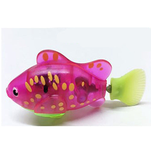 Luminous Electric Swimming Fish Toy Electronic Pet Fish Robot Fish Baby Bath Toy